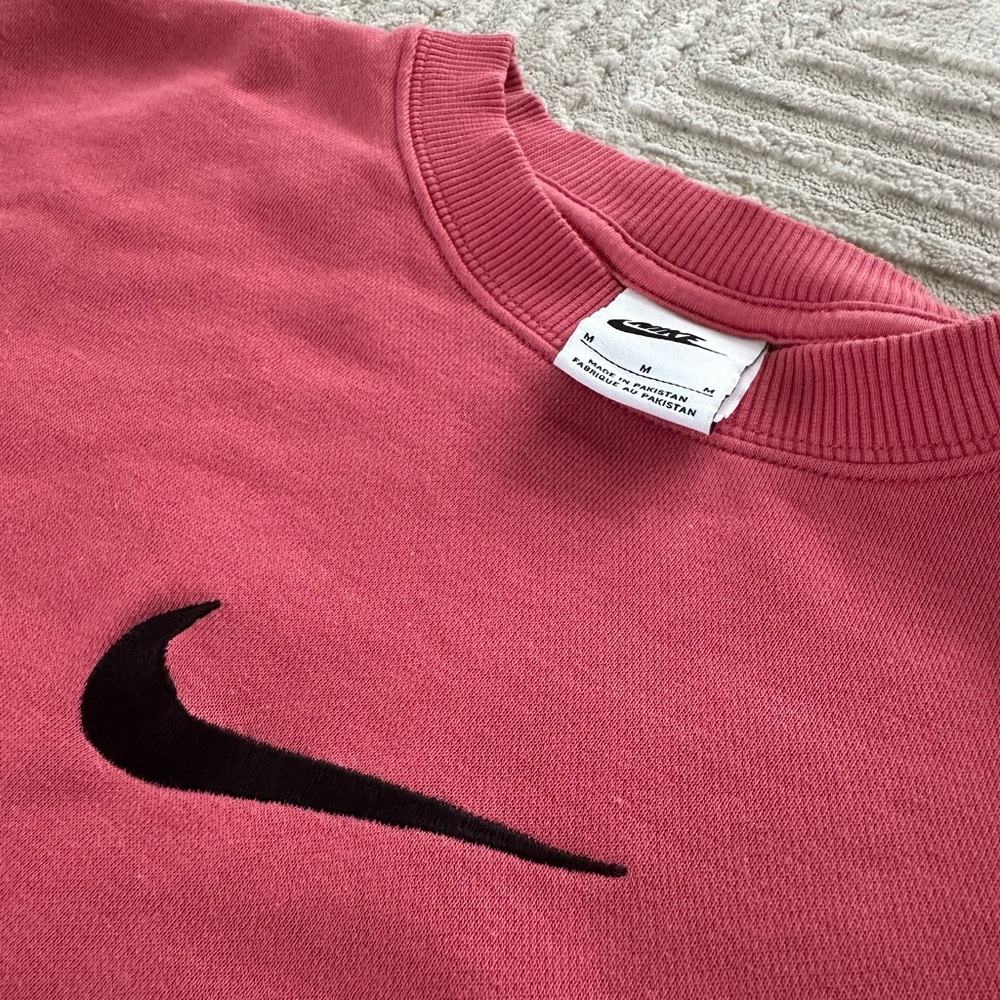 Nike Rose Crewneck with Black Swoosh